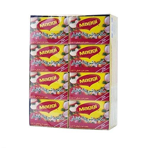 Maggi Vegetable Boullion Stock Cube Halal 24 cubes