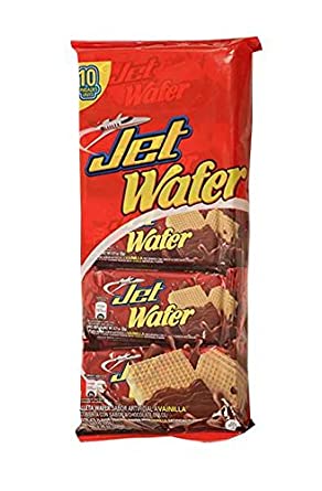 Jet Wafer Galletas with Vanilla and Chocolate 10 unit 220g