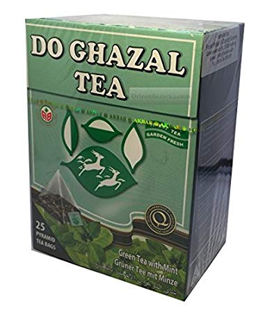 Do Ghazal Tea Green Tea With Mint 25 bags