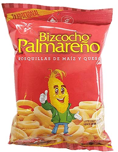 Bizcocho palmareno 3.53oz, maíz queso, desde Costa Rica