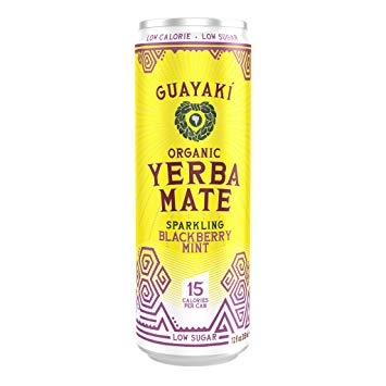 Guayaki Yerba Mate Organic Sparkling Blackberry Mint 12oz