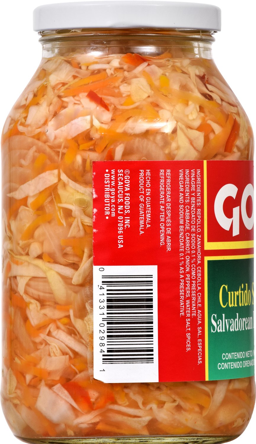 Goya Salvadorean Pickled Salad, Curtido Salvadoreño 32oz