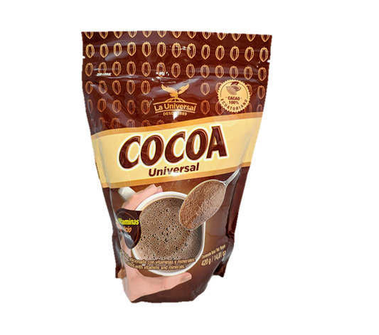 La universal Cocoa en Polvo Cocoa Powder 420gr