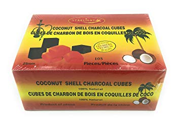 Starlight Coconut Shell Charcoal Cube 105 Pieces