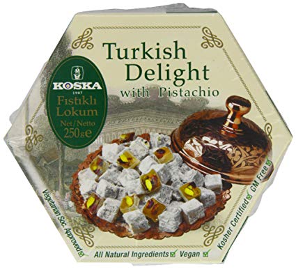 Koska Turkish Delight With Pistachio Lokum 250gr