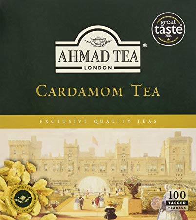 Ahmad Tea London CARDAMON 100 Tea Bags