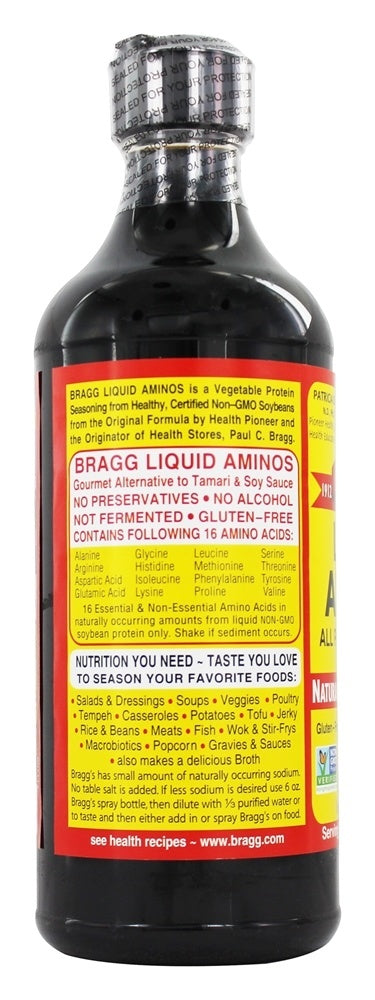 Bragg All Natural Liquid Aminos All Purpose Seasoning, 16 Fl Oz