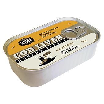 Bandi Cod Liver (Easy Opener) 115g