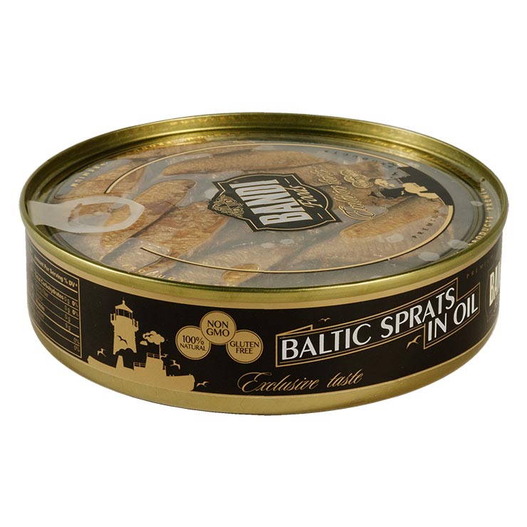 Bandi Smoked Sprats in Oil (Transparent Lid, Easy Opener) 160g