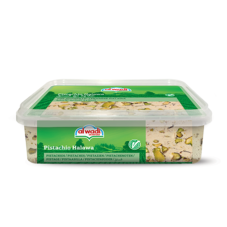 Al Wadi Pistachio Halawa/halva 32.4oz