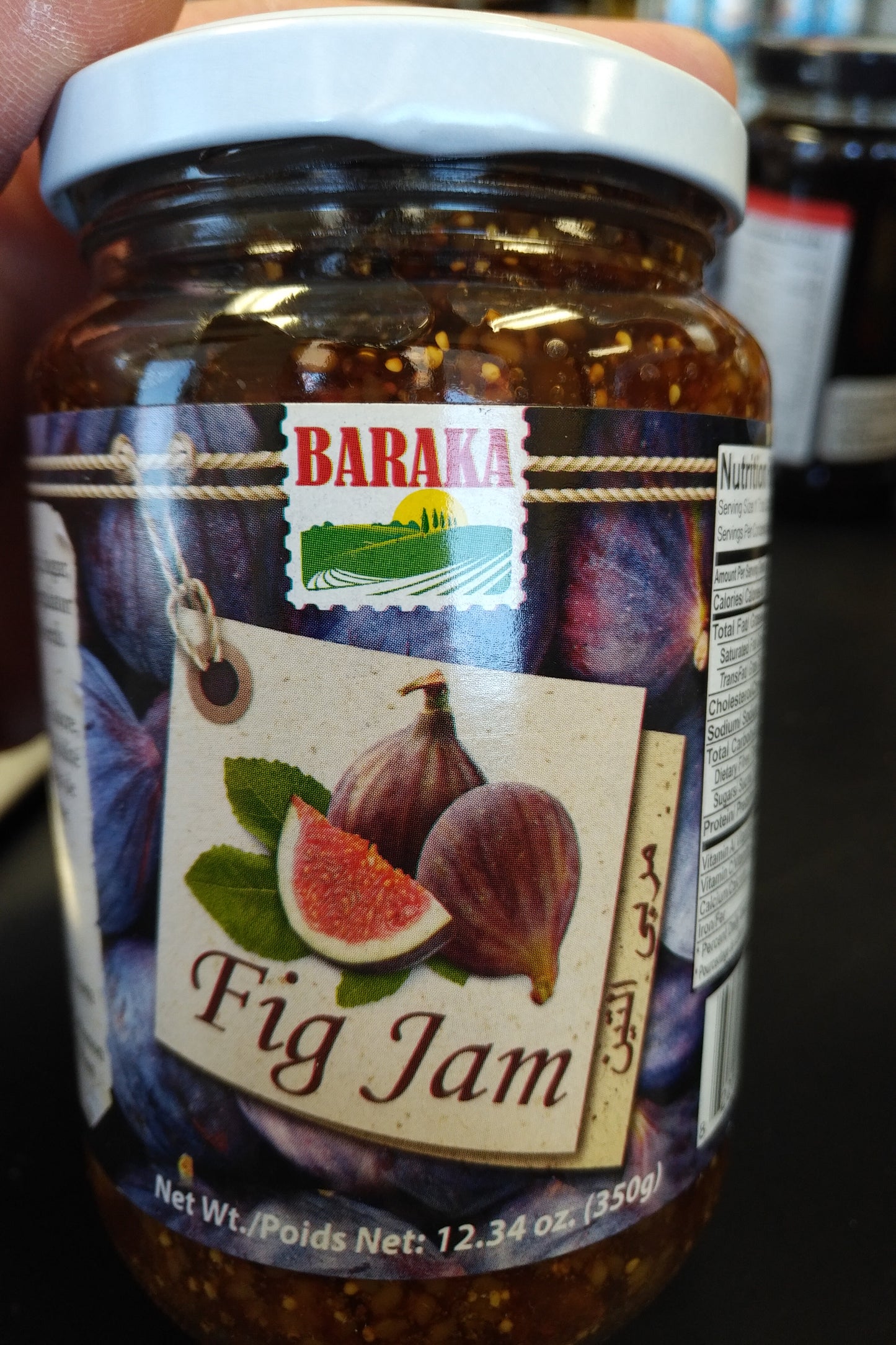 Baraka Fig Jam with Sesame 350gr