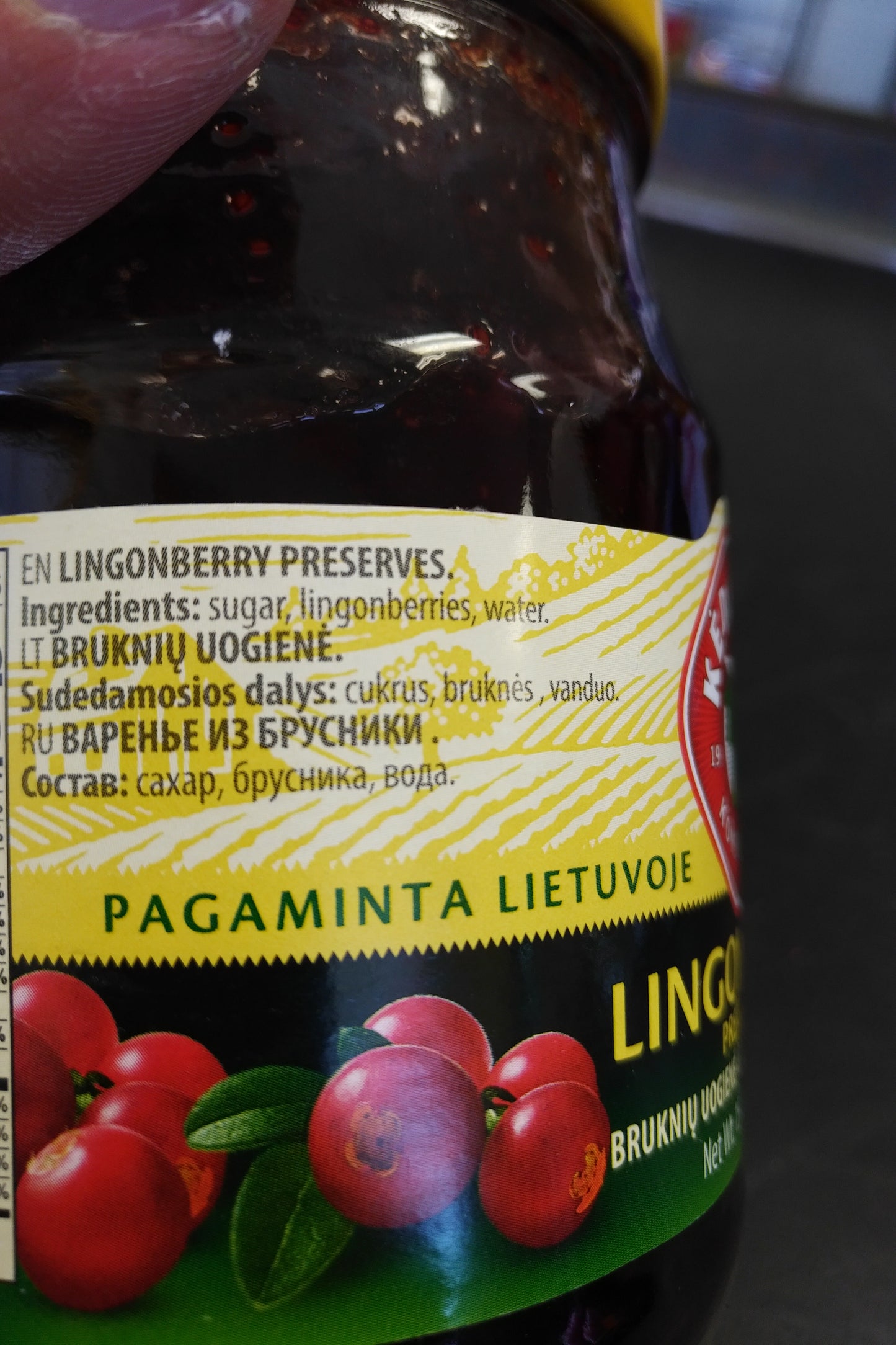 Kedainiu Lingonberry Preserves Jam 430gr