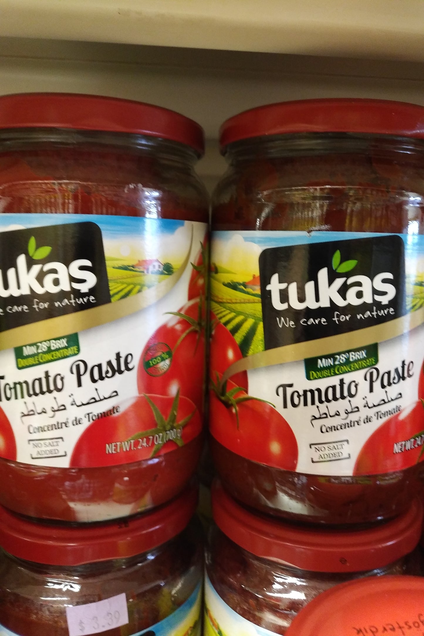 Tukas Tomato Paste No salt Added 700gr