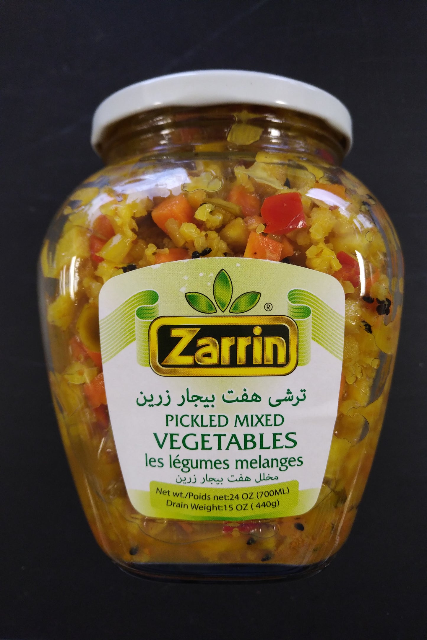 Zarrin Pickled Mixed Vegetables 24oz