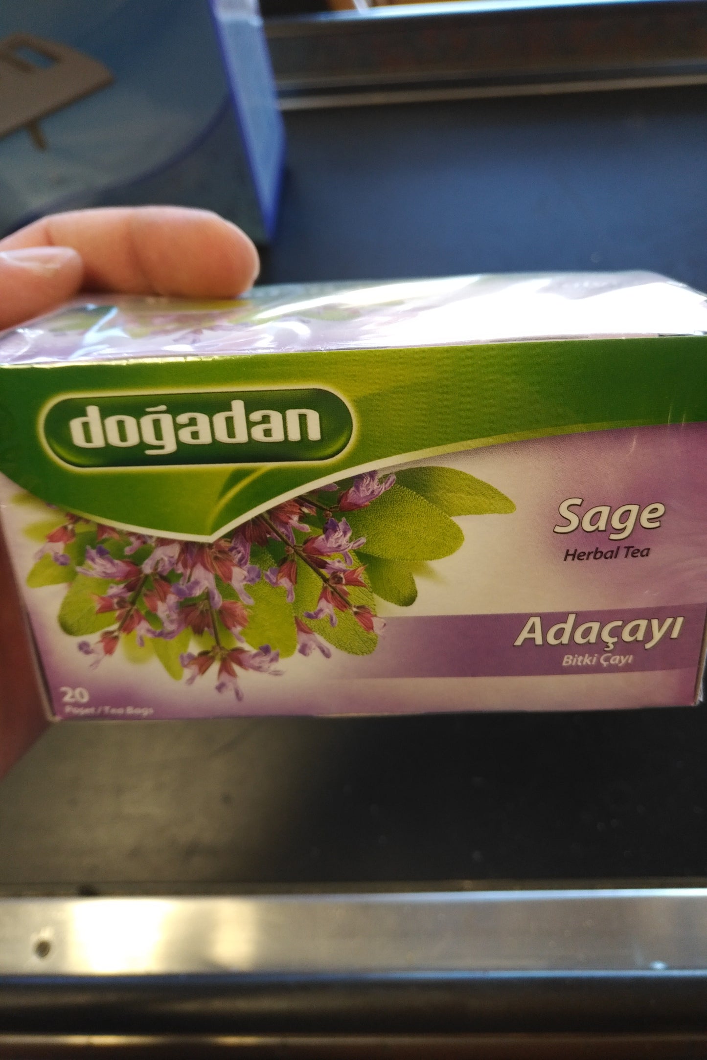 Dogadan Sage Herbal Tea Adacayi Bitki Cayi 20 tea Bags