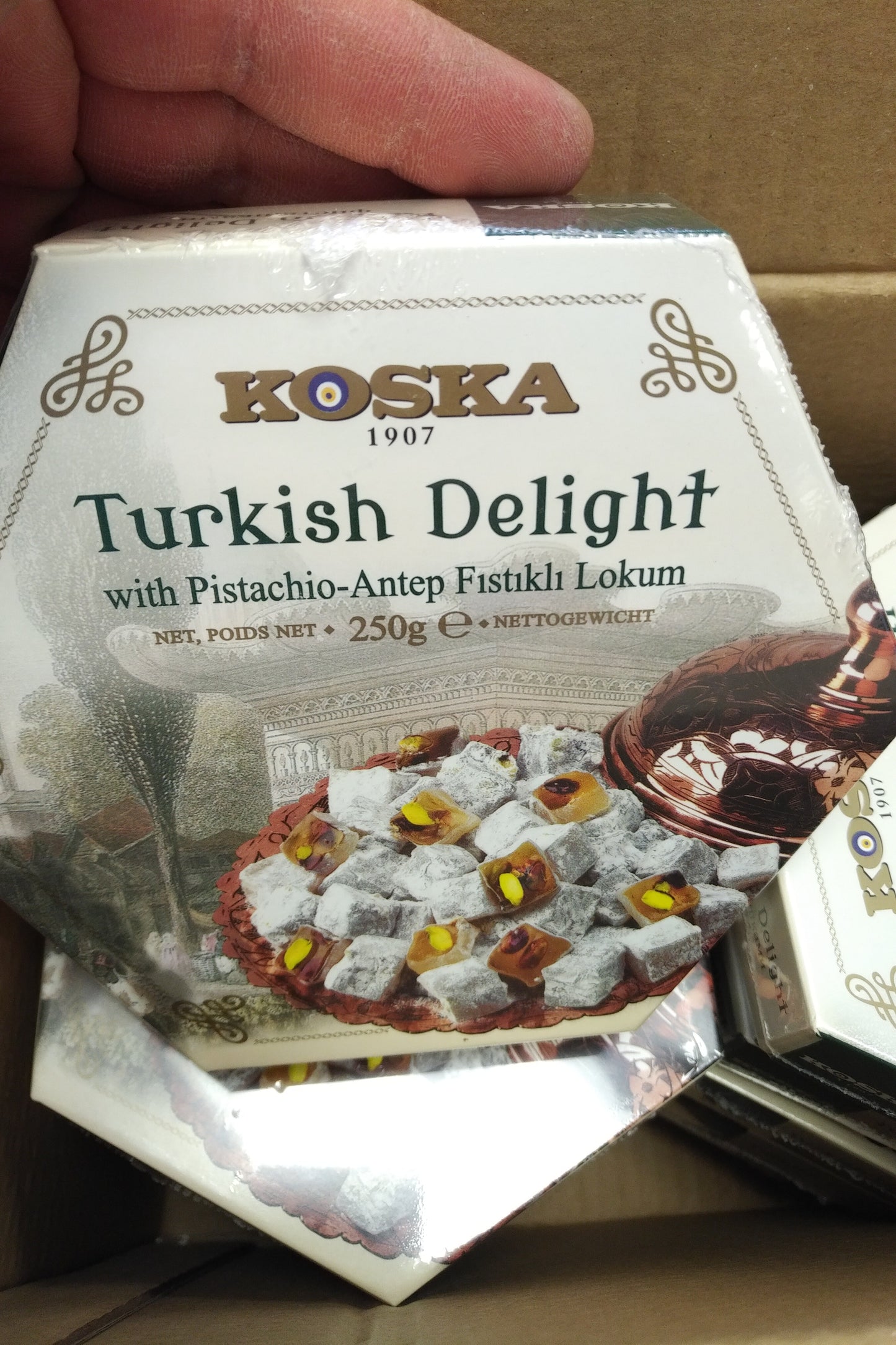 Koska Turkish Delight With Pistachio Lokum 250gr
