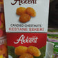 Akkent Candied Chestnuts Kestane Sekeri 700gr