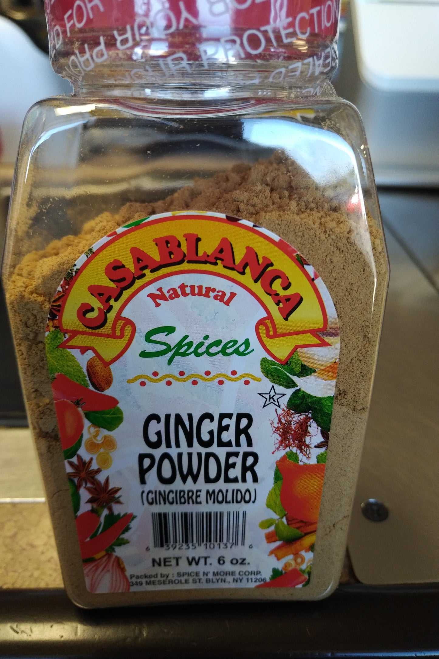 CasaBlanca Ginger Powder (Gingibre Molido) 6oz