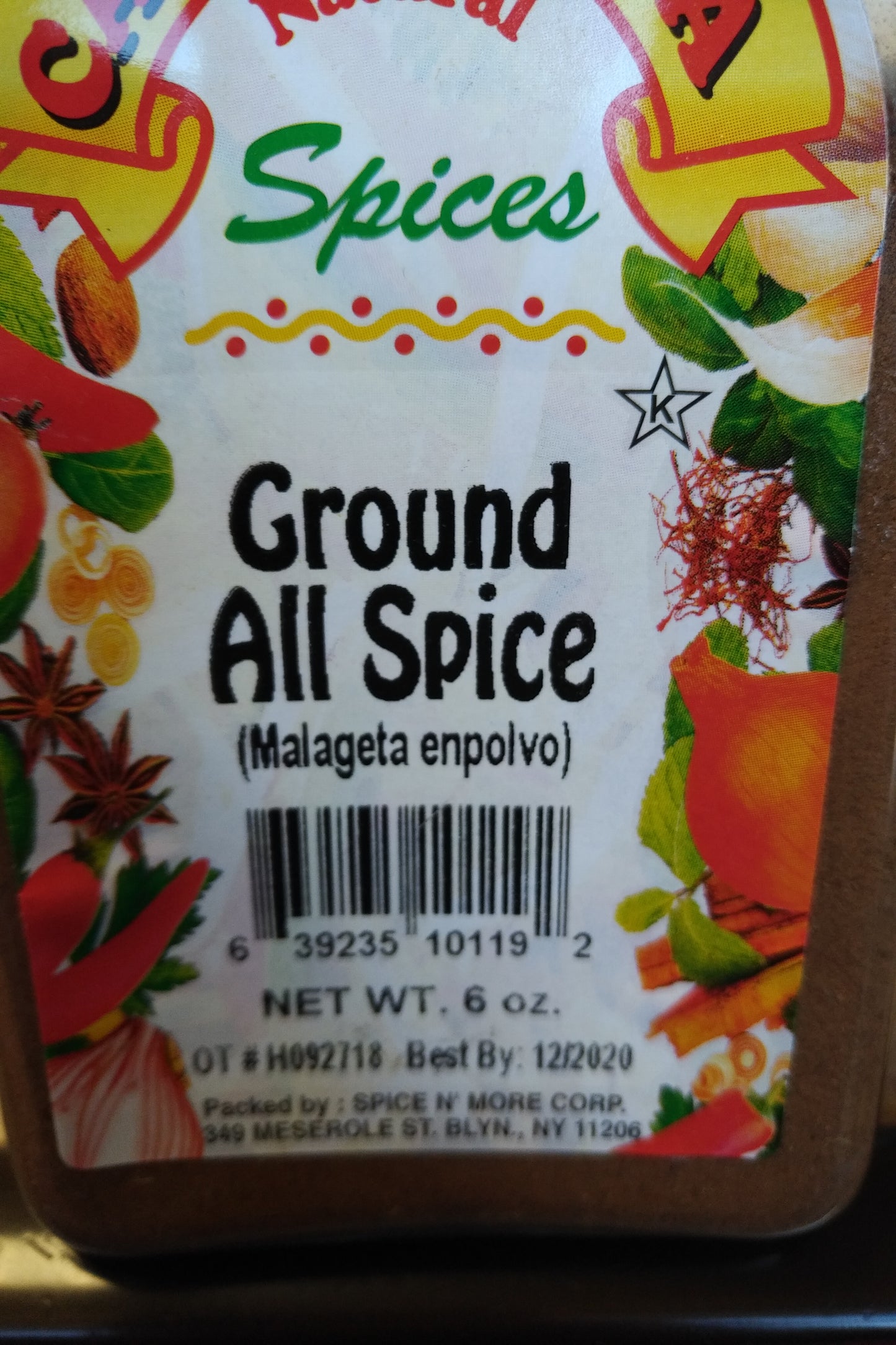 CasaBlanca Ground All Spice (Malageta en Polvo) 6oz