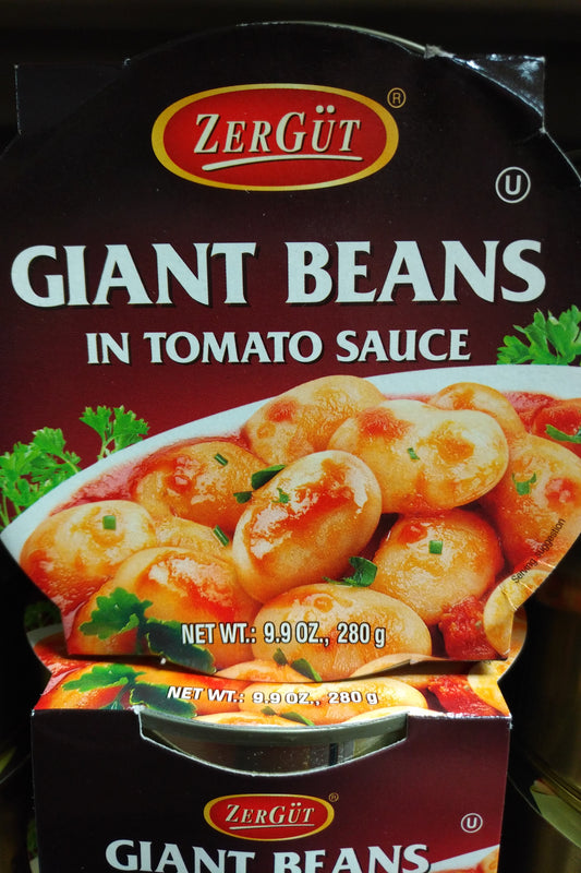 Zergut Giant Beans In Tomato Sauce 9.9oz