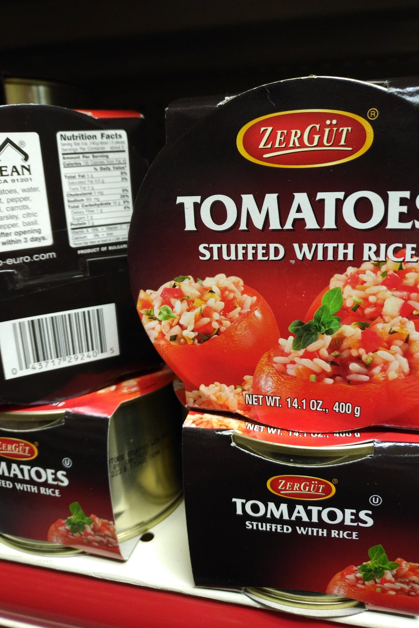 Zergut Tomatoes Stuffed With Rice 14.1oz