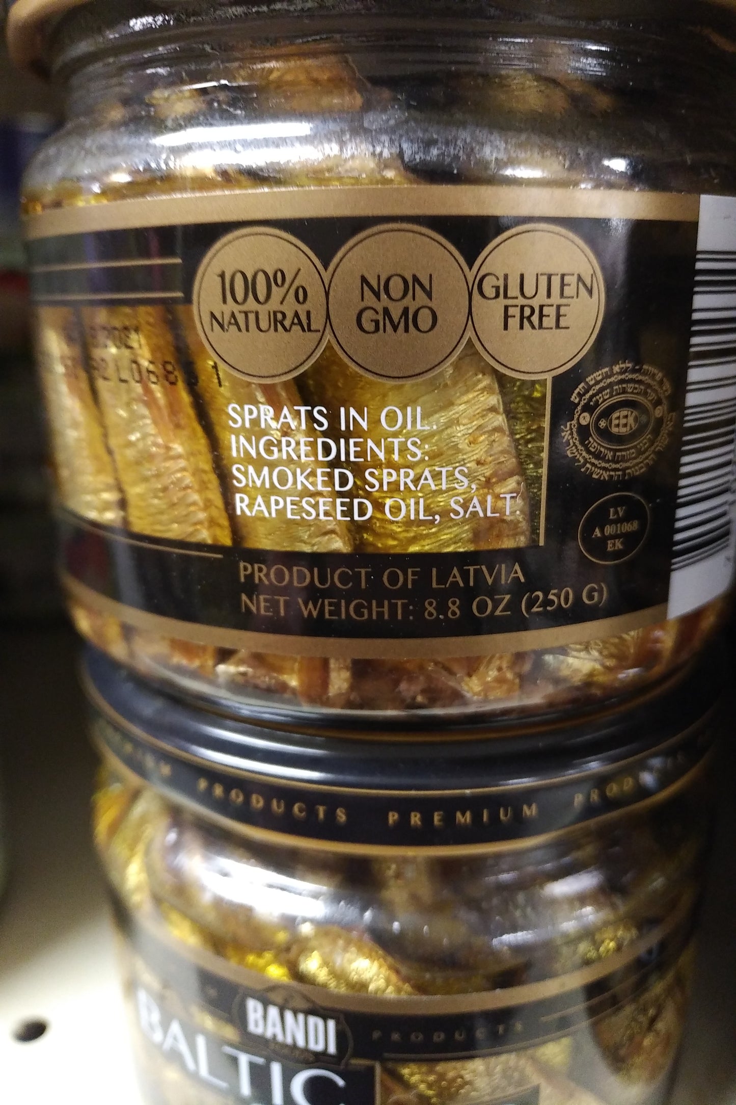 Bandi Foods Smoked Baltic Sprats in Oil 250g