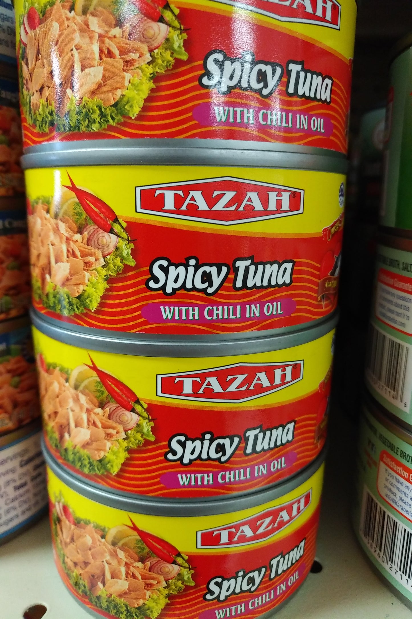 Tazah Spicy Tuna With Chili in Oil 6oz