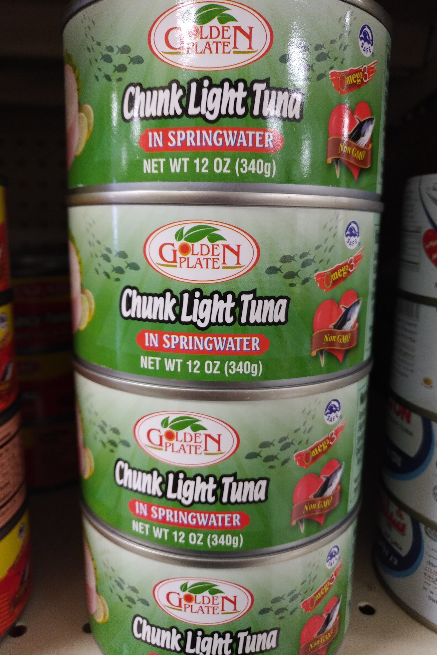 Golden Plate Chunk Light Tuna in Springwater 12oz