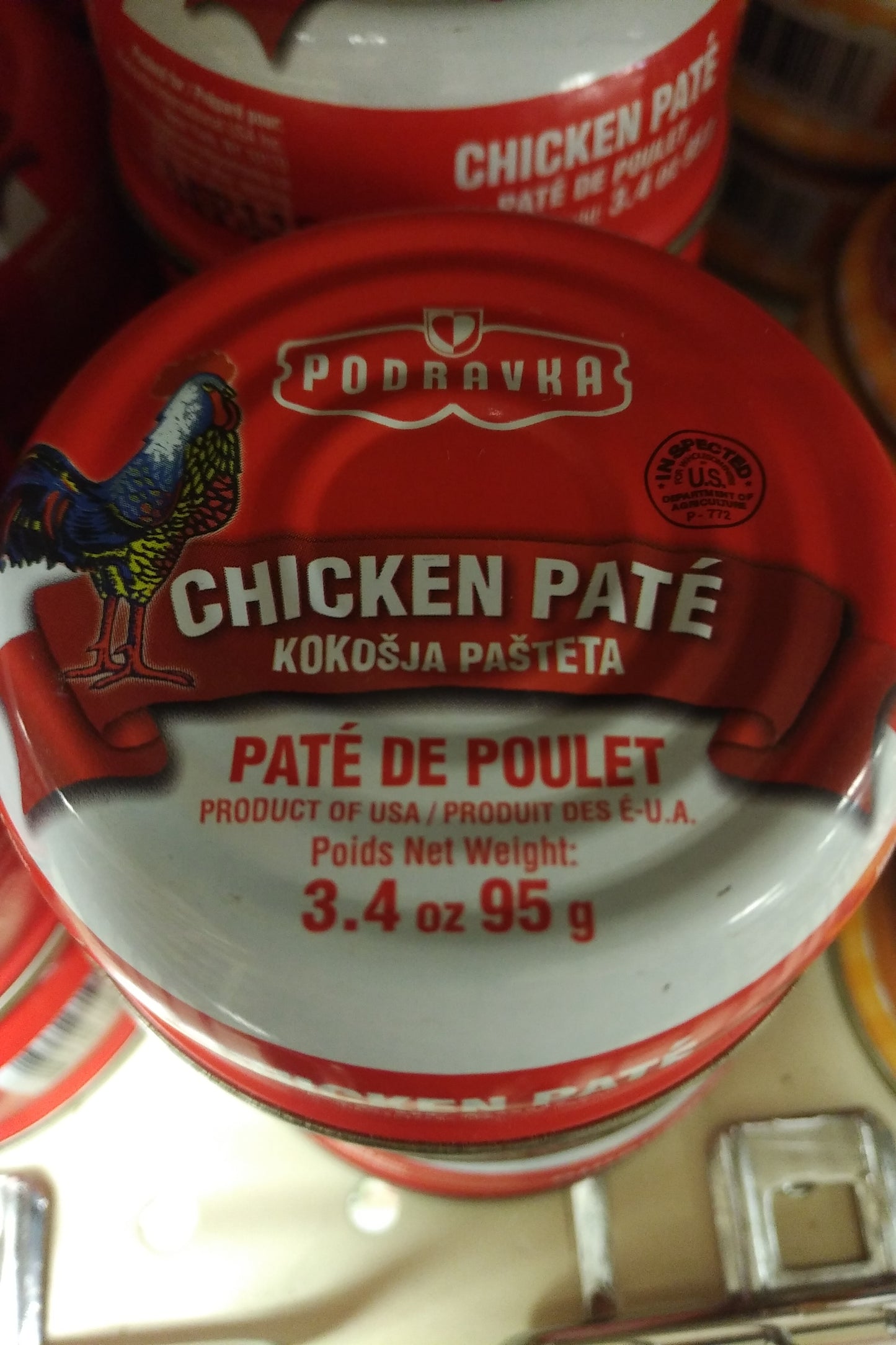 Podravka Chicken Pate de Pulet Spread 95gr