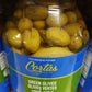 Cortas Green Olives Gluten Free Vegan Lebanese Style 35oz