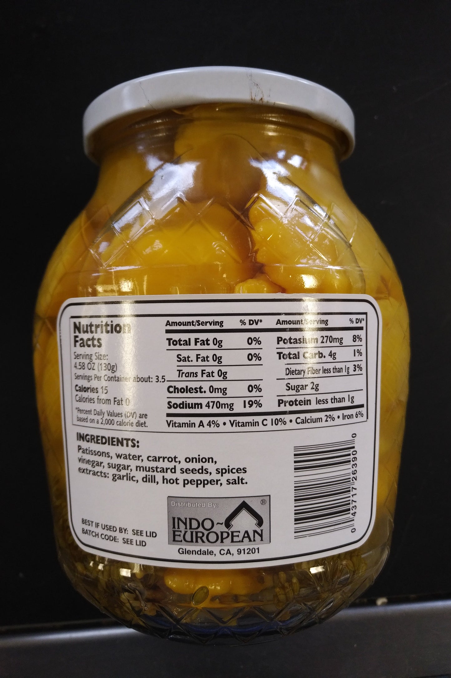 Zergut Polish Pickled Pattypan Squash 840 gr