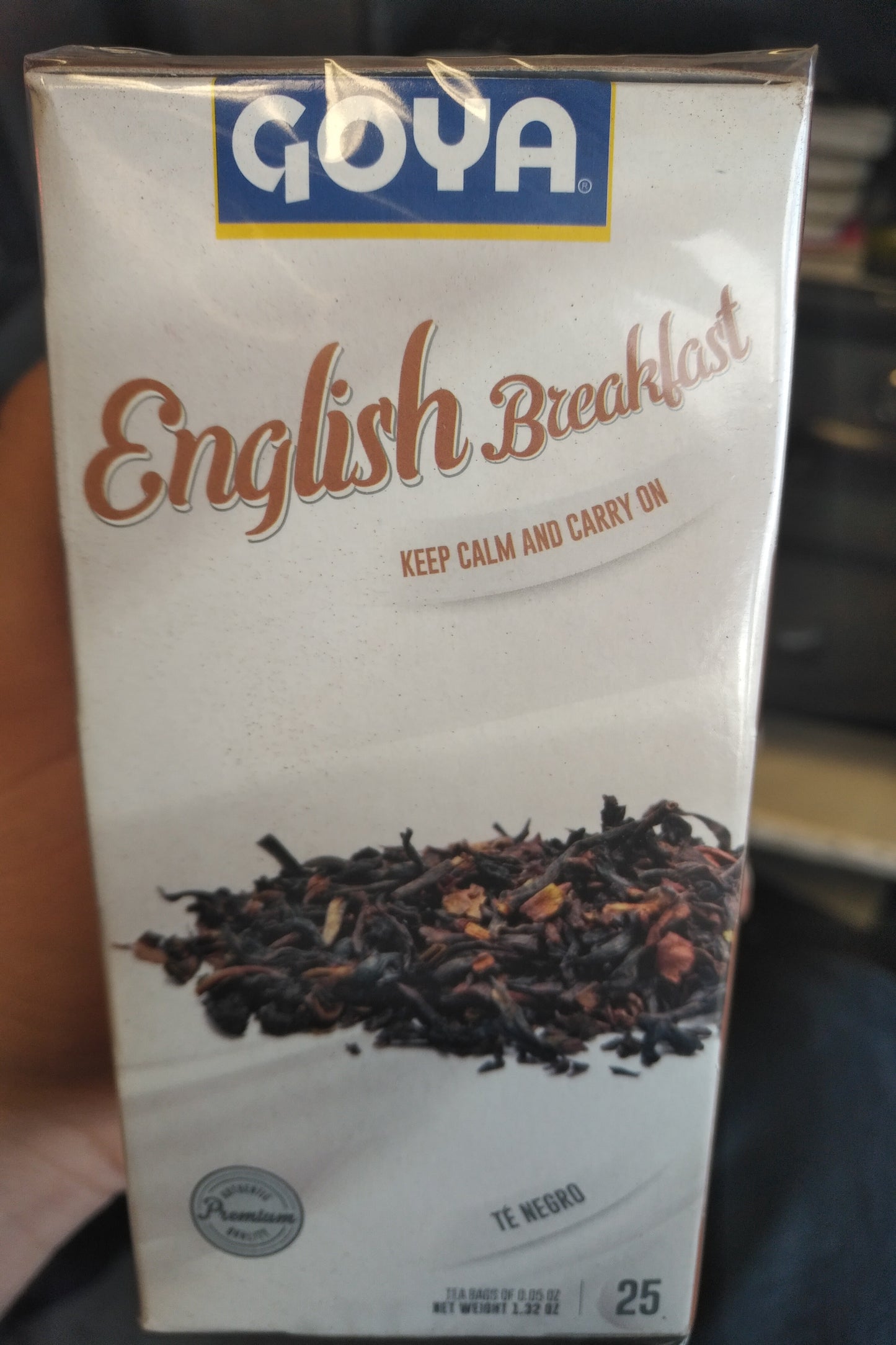 Goya English Breakfast Té Negro 25 Bags