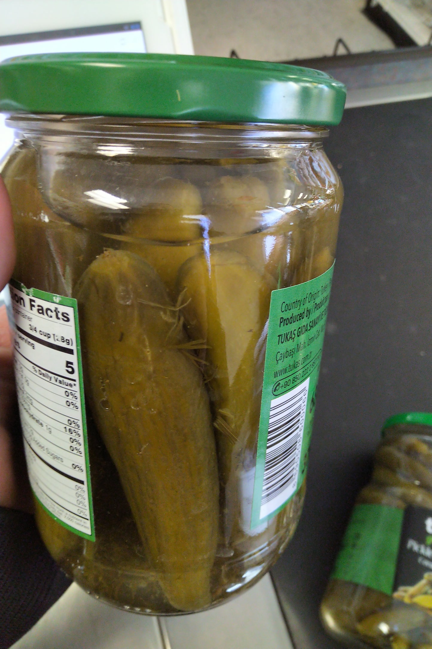 Tukas Pickled Cucumbers Cornichons Marines 24oz