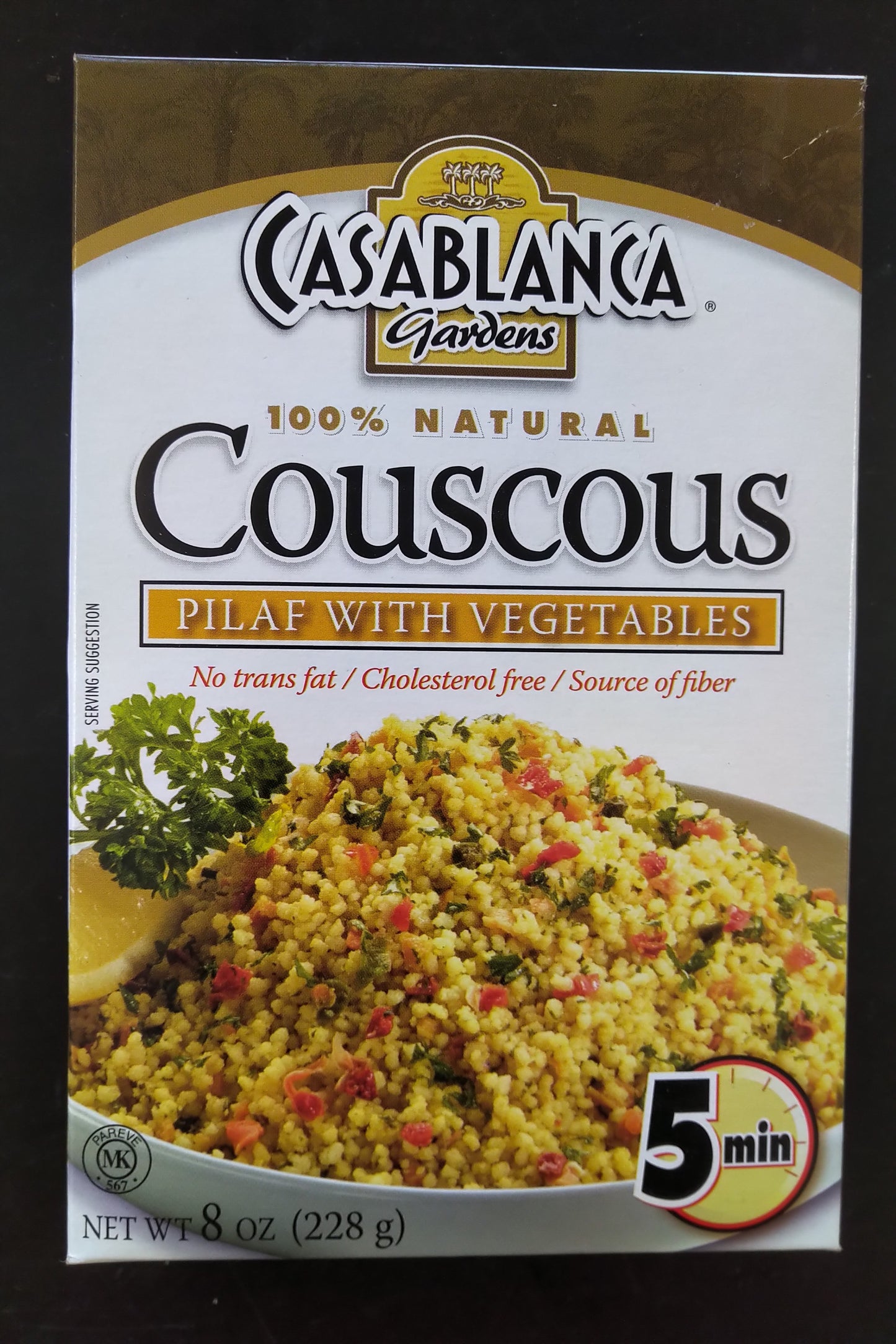 CasaBlanca 100% Natural Couscous Pilaf With Vegetables 8oz