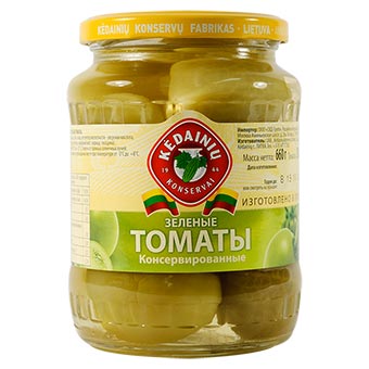 Kedainiu Pickled Green Tomatoes
660gr