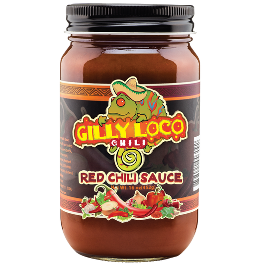 Gilly Loco Red Chili Sauce 16oz