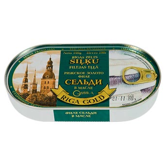 Amberye Riga Gold Atlantic Herring Fillet in Oil

6.7oz