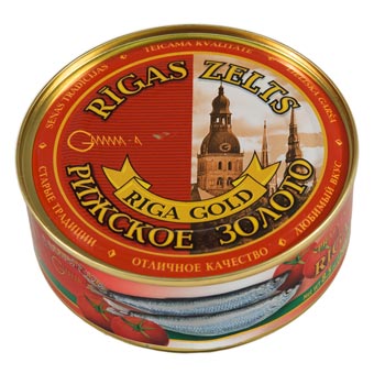 Riga Gold Baltic Sprats in Tomato Sauce 240gr