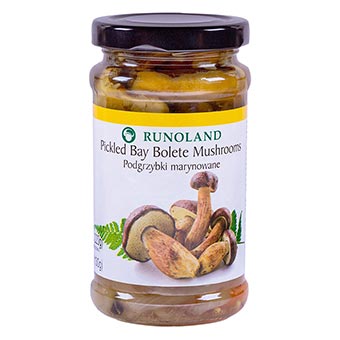 Runoland Pickled Bay Bolete Mushrooms 220g