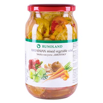 Runoland Ukrainian Mixed Vegetable Salad 840gr
