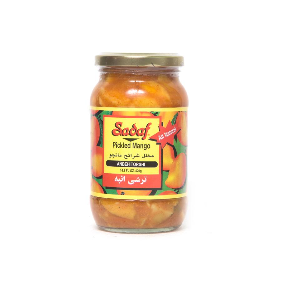 Sadaf Anbeh Torshi Pickled Mango 420gr