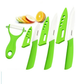 FINDKING Brand four-piece ceramic knife set 3" 4" 5" inch+peeler