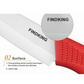 FINDKING Brand four-piece ceramic knife set 3" 4" 5" inch+peeler