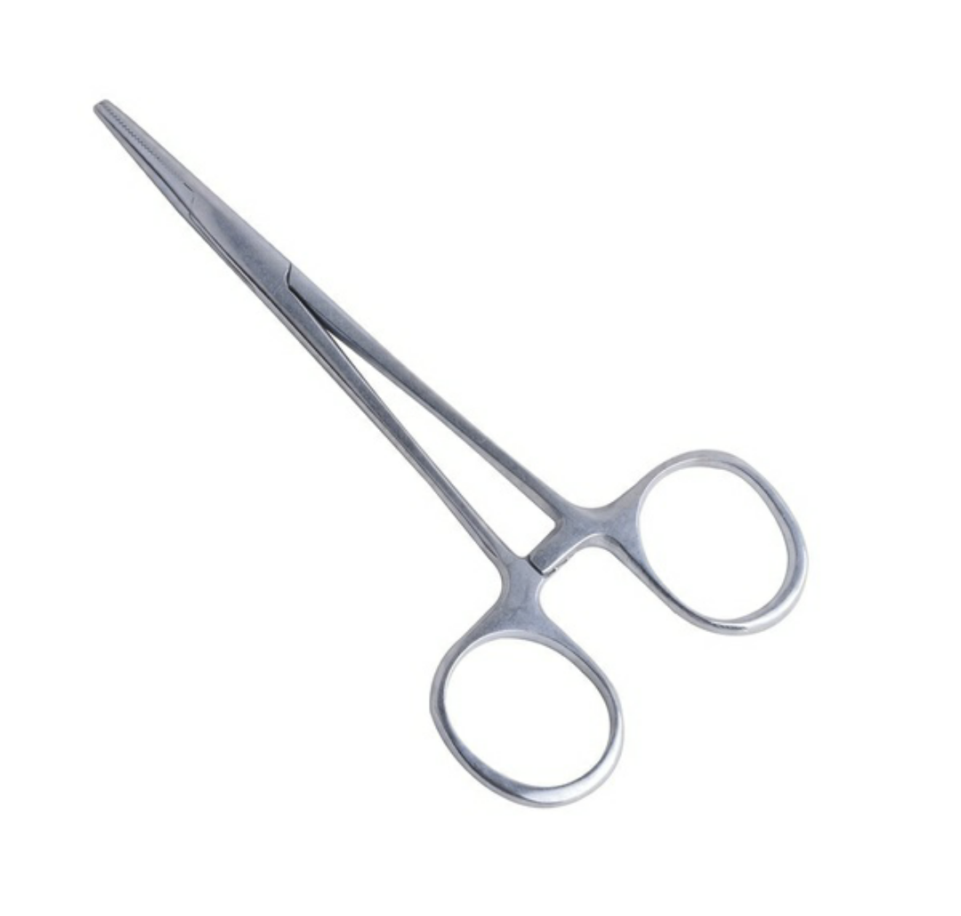 New locking design Hemostatic Forceps Tweezers, 5.5" Straight Stainless Steel