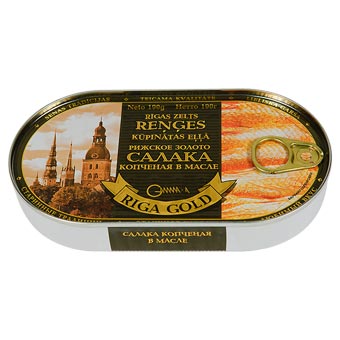 Amberye Riga Gold Smoked Baltic Herring in Oil
6.7oz