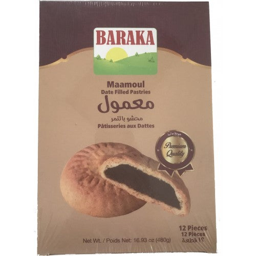Baraka Whole Wheat Maamoul 12pcs 480gr