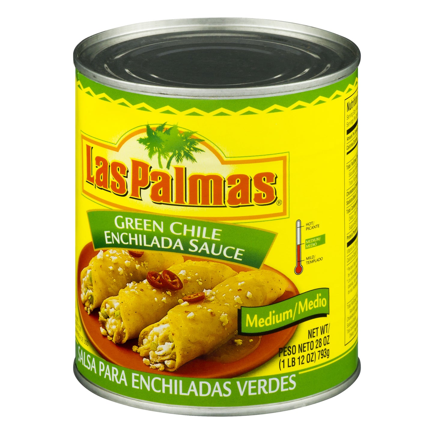 Las Palmas Medium Green Chile Enchilada Sauce, 28 oz