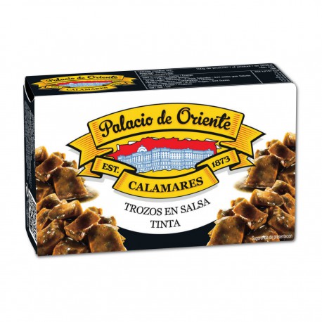 Palacio de Oriente Squids Chunks In Ink Sauce Calamares 4oz