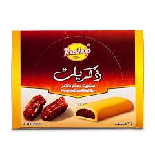 Teashop Thikrayat Premium Date Filled Bar Maamoul 24 pcs 540gr