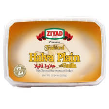 Ziyad Halva Halawa Plain with Vanilla Sesame Fudge 350gr